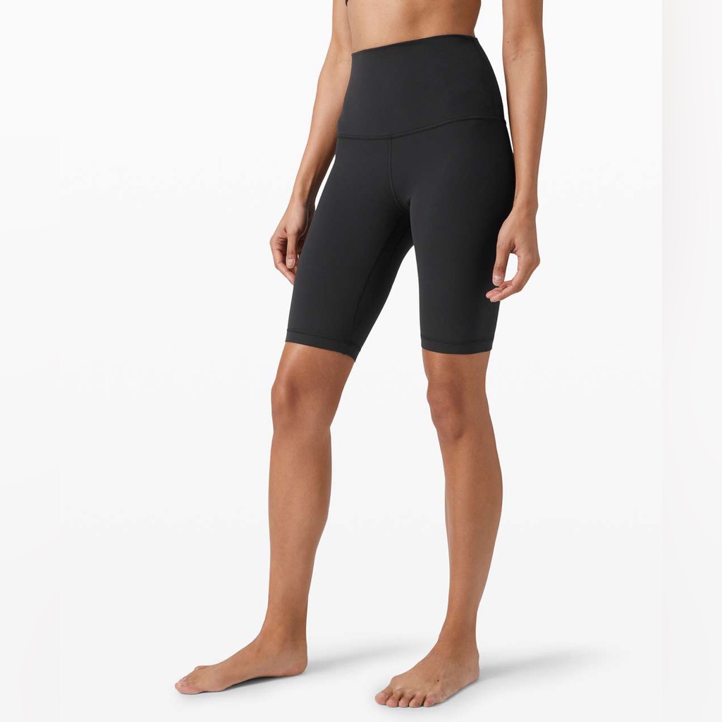 Lululemon Align Super High Rise Short 10" Size 2 Black Blk